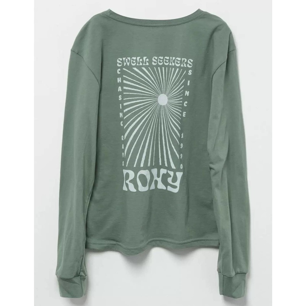 Roxy Girls Kids Youth Swell Seekers Graphic Print Long Sleeve Tee T-Shirt